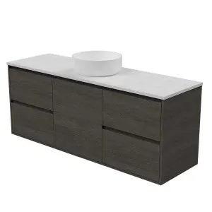 Noosa Vanity Wall Hung 1500 Centre WG Basin SilkSurface AC Top by Timberline, a Vanities for sale on Style Sourcebook