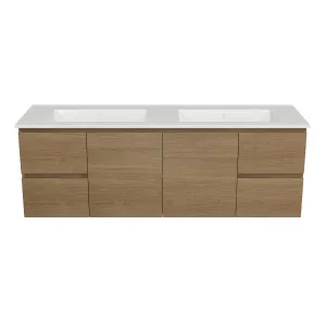 Hunter Vanity Wall Hung 1500 Double Bowl Alpha Top by Timberline, a Vanities for sale on Style Sourcebook