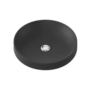 Radius Semi Inset Basin 400x400 Black Matt by Timberline, a Basins for sale on Style Sourcebook