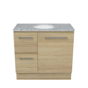 Hunter Vanity Floor Standing 900 Centre WG Basin SilkSurface UC Top by Timberline, a Vanities for sale on Style Sourcebook