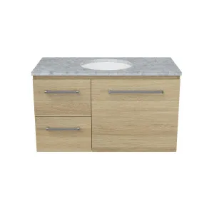 Hunter Vanity Wall Hung 900 Centre WG Basin SilkSurface UC Top by Timberline, a Vanities for sale on Style Sourcebook