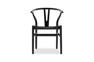 Wishbone Dining Chair, Black, by Lounge Lovers by Lounge Lovers, a Dining Chairs for sale on Style Sourcebook