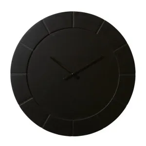 Dakari Wall Clock Black - 60cm x 5cm by James Lane, a Clocks for sale on Style Sourcebook