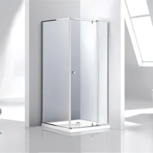 Covey Semi-Frameless Pivotal Door Chrome by Covey, a Shower Screens & Enclosures for sale on Style Sourcebook