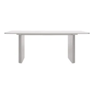 Gabino Dining Table 240 x 120cm in White by OzDesignFurniture, a Dining Tables for sale on Style Sourcebook