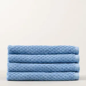 Canningvale Hand Towel - River Blue, 100% Cotton by Canningvale, a Sheets for sale on Style Sourcebook