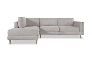 Lisa Left Chaise Sofa, Grey, by Lounge Lovers by Lounge Lovers, a Sofas for sale on Style Sourcebook