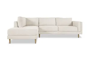 Lisa Left Chaise Sofa, Ivory, by Lounge Lovers by Lounge Lovers, a Sofas for sale on Style Sourcebook