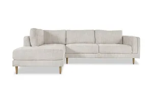 Lisa Left Chaise Sofa, Grey, by Lounge Lovers by Lounge Lovers, a Sofas for sale on Style Sourcebook