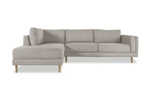 Lisa Left Chaise Sofa, Grey, by Lounge Lovers by Lounge Lovers, a Sofas for sale on Style Sourcebook