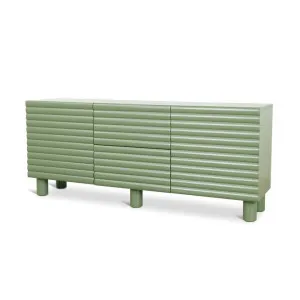 Vasuda 1.8m Buffet Unit - Green by Interior Secrets - AfterPay Available by Interior Secrets, a Sideboards, Buffets & Trolleys for sale on Style Sourcebook