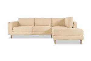 Lisa Right Chaise Sofa, Florence Natural, by Lounge Lovers by Lounge Lovers, a Sofas for sale on Style Sourcebook