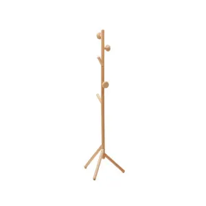 Nadue coat rack in solid beech wood with natural finish 170 cm by Kave Home, a Coat & Hat Racks for sale on Style Sourcebook