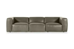 Linden Leather 4 Seat Sofa, Texas Moss, by Lounge Lovers by Lounge Lovers, a Sofas for sale on Style Sourcebook