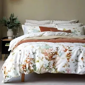 Christy Botanical Sage Cotton Printed Multi Quilt Cover Set by null, a Quilt Covers for sale on Style Sourcebook