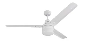 Revelair Roma 56" 3 Blade Ceiling Fan With B22 Light White by Revelair, a Ceiling Fans for sale on Style Sourcebook