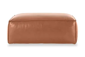 Linden Leather Ottoman, Phoenix Saddle, by Lounge Lovers by Lounge Lovers, a Ottomans for sale on Style Sourcebook