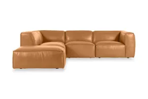 Linden Leather Left Corner Sofa, Phoenix Tan, by Lounge Lovers by Lounge Lovers, a Sofas for sale on Style Sourcebook