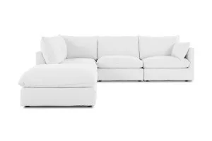 Loft Mini Left Corner Sofa, White, by Lounge Lovers by Lounge Lovers, a Sofas for sale on Style Sourcebook