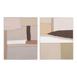 Tranquil Montage Box Framed Canvas Set of 2 in 80 x 100cm by OzDesignFurniture, a Painted Canvases for sale on Style Sourcebook