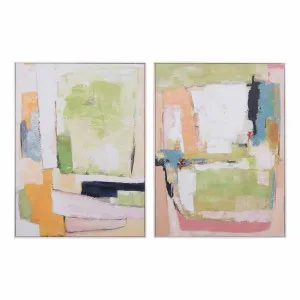 Vibrant Vision Box Framed Canvas Set of 2 in 90 x 120cm by OzDesignFurniture, a Painted Canvases for sale on Style Sourcebook