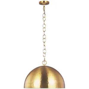 Ellen DeGeneres Whare Large Pendant by Visual Comfort Studio Burnished Brass by Visual Comfort & Co - Studio, a Pendant Lighting for sale on Style Sourcebook