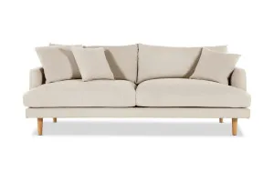 Hampton 3 Seat Sofa, Como Natural, by Lounge Lovers by Lounge Lovers, a Sofas for sale on Style Sourcebook