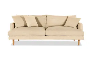 Hampton 3 Seat Sofa, Florence Natural, by Lounge Lovers by Lounge Lovers, a Sofas for sale on Style Sourcebook