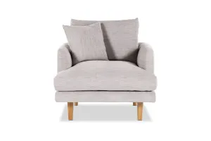 Hampton Modern Armchair, Grey, by Lounge Lovers by Lounge Lovers, a Chairs for sale on Style Sourcebook