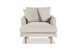 Hampton Modern Armchair, Grey, by Lounge Lovers by Lounge Lovers, a Chairs for sale on Style Sourcebook