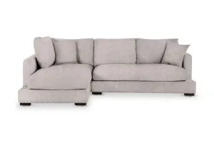 Long Beach Mini Left Corner Sofa, Grey, by Lounge Lovers by Lounge Lovers, a Sofas for sale on Style Sourcebook