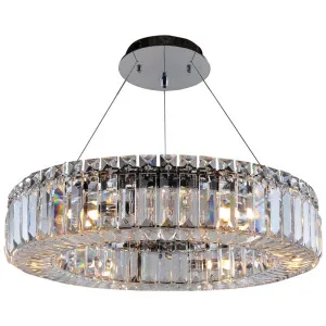 Allegri Rondelle Polished Chrome Pendant Light Medium by Allegri, a Pendant Lighting for sale on Style Sourcebook