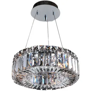 Allegri Rondelle Polished Chrome Pendant Light Small by Allegri, a Pendant Lighting for sale on Style Sourcebook