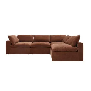 Cloud Deep Muse Rust Modular Sofa - 4 Piece by James Lane, a Sofas for sale on Style Sourcebook