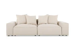 Oasis 3 Seat Sofa, Florence Stone, by Lounge Lovers by Lounge Lovers, a Sofas for sale on Style Sourcebook