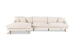 Hampton Left Chaise Sofa, Ivory, by Lounge Lovers by Lounge Lovers, a Sofas for sale on Style Sourcebook