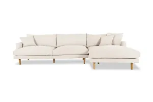 Hampton Right Chaise Sofa, Ivory, by Lounge Lovers by Lounge Lovers, a Sofas for sale on Style Sourcebook