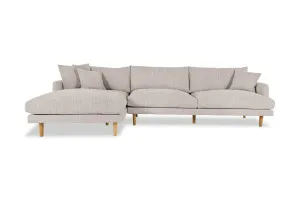 Hampton Left Chaise Sofa, Grey, by Lounge Lovers by Lounge Lovers, a Sofas for sale on Style Sourcebook