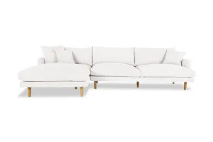 Hampton Left Chaise Sofa, White, by Lounge Lovers by Lounge Lovers, a Sofas for sale on Style Sourcebook