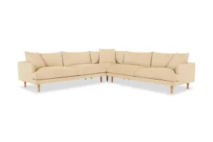 Hampton Corner Sofa, Florence Natural, by Lounge Lovers by Lounge Lovers, a Sofas for sale on Style Sourcebook