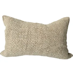 Détente Hand-loomed Rustic Texture Pure French Linen 40x60cm Lumbar - Rustic Natural by Macey & Moore, a Cushions, Decorative Pillows for sale on Style Sourcebook