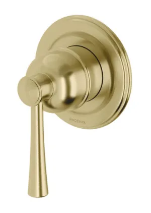 Cromford Switchmix Shower Wall Mixer Fit-Off Kit | Made From Brass In Gold By Phoenix by PHOENIX, a Bathroom Taps & Mixers for sale on Style Sourcebook