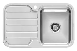 1000 Series Single Rh Bowl Sink With Drainer With Hole Polished | Made From Stainless Steel By Phoenix by PHOENIX, a Kitchen Sinks for sale on Style Sourcebook