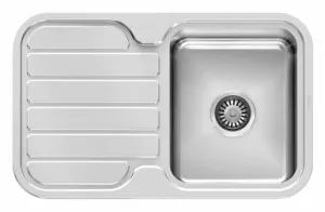 1000 Series Single Bowl Sink With Drainer No Hole Polished | Made From Stainless Steel By Phoenix by PHOENIX, a Kitchen Sinks for sale on Style Sourcebook