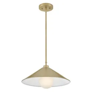 Hinkley Milo 1 Light Pendant by Lark Lacquered Brass by Hinkley, a Pendant Lighting for sale on Style Sourcebook