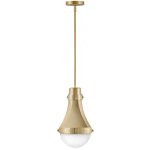 Hinkley Oliver Small Pendant Light Bright Brass by Hinkley, a Pendant Lighting for sale on Style Sourcebook