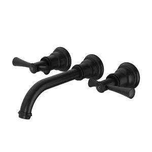 Phoenix Cromford Basin / Bath Wall Set Matte Black by PHOENIX, a Bathroom Taps & Mixers for sale on Style Sourcebook