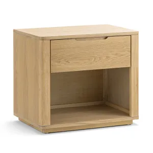 Marcus 1 Drawer Bedside Table, Natural Ash by L3 Home, a Bedside Tables for sale on Style Sourcebook