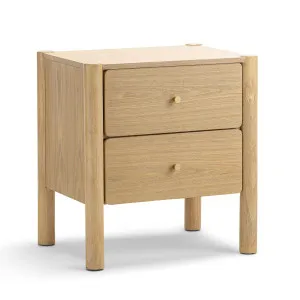 Levi 2 Drawer Bedside Table, Natural Ash by L3 Home, a Bedside Tables for sale on Style Sourcebook