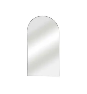 Slim Arch Wall Mirror - 3 sizes and 3 colours available Black 1200mm x 600mm by Luxe Mirrors, a Mirrors for sale on Style Sourcebook